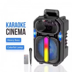 Φορητό Ηχείο Καραόκε με Μικρόφωνο Bluetooth 8″ 