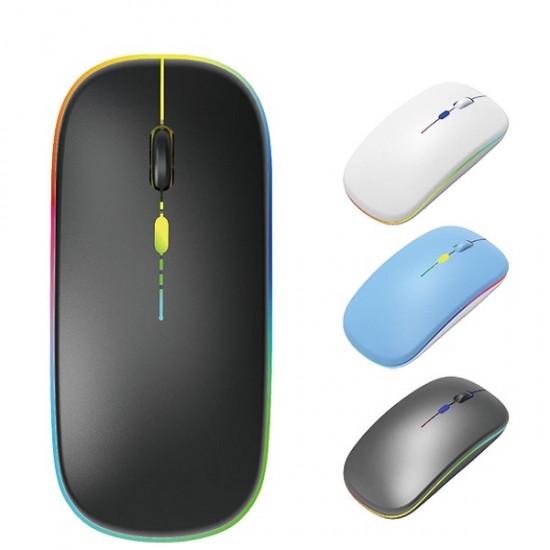Ασύρματο ποντίκι υπολογιστή 1600dpi 2.4Ghz USB W07 Μαύρο, γκρι, λευκό, μπλε