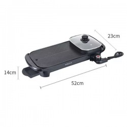 Teppanyaki Grill 1350W με ρυθμιζόμενο θερμοστάτη Sokany